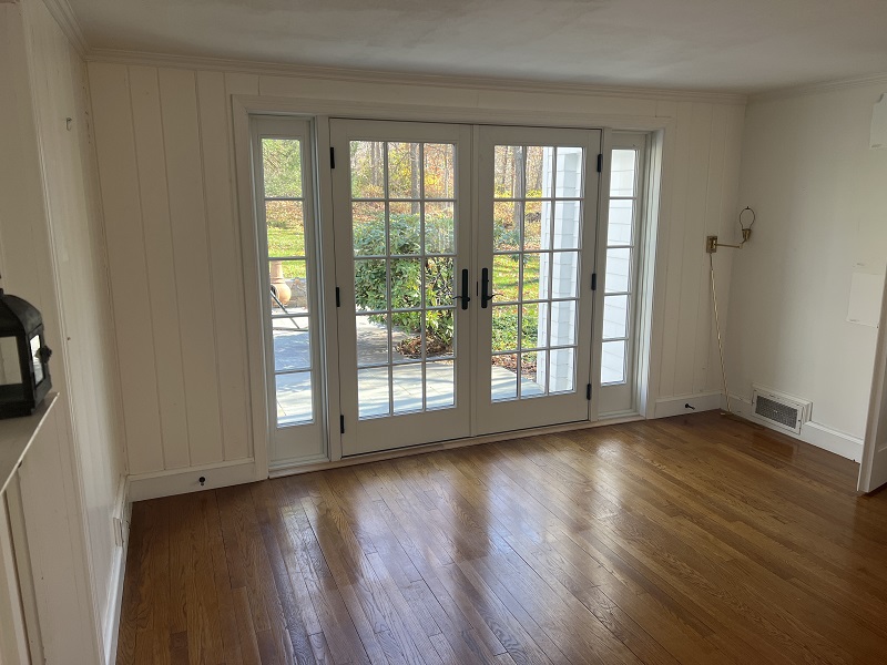 Window Transformation - Andersen A Series Hinged Patio Door Replacement In Wilton